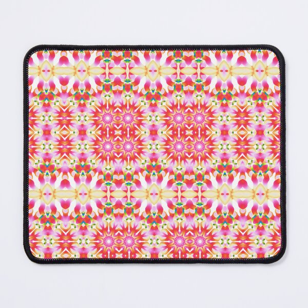 Item preview, NORDIC TARTAN STAR TRIBE! MANDALA NEO DAISY CHAIN Plum Pink Red Lime Rainbow Psychedelic Groovy Party SACRED GEOMETRY MATH Fun Doodles College Dorm Decor designed and sold by Spinning Plates 360.