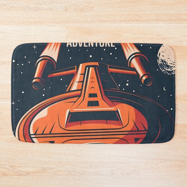 Item preview, Space Adventure Explore the Galaxy Vintage Retro Sci Fi Poster designed and sold by HalvorLoraine.