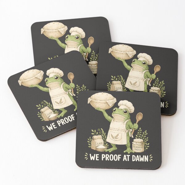 Item preview, We Proof At Dawn Sourdough Shirt, Funny Frog Meme Bread Baking Tee, Sourdough Starter Baking Lover TShirt, Gift for Baker designed and sold by greatmar1.