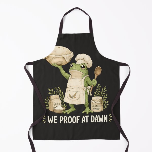 Item preview, We Proof At Dawn Sourdough Shirt, Funny Frog Meme Bread Baking Tee, Sourdough Starter Baking Lover TShirt, Gift for Baker designed and sold by greatmar1.