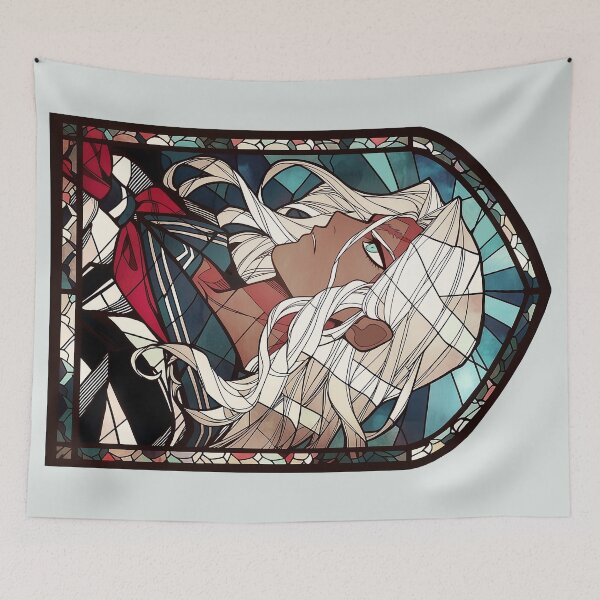 Item preview, Stained Glass Sakura designed and sold by SchellStation.