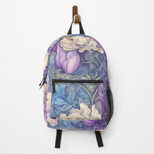 Item preview, A Delicate Bouquet of Purple and Cream designed and sold by LaRoach Digital Arts.