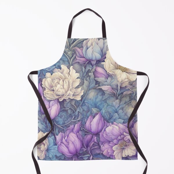 Item preview, A Delicate Bouquet of Purple and Cream designed and sold by LaRoach Digital Arts.