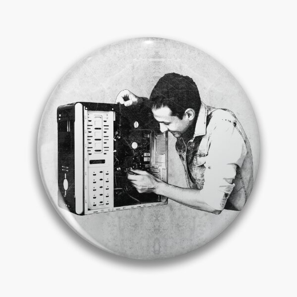 Item preview, Technician Repairing Open Desktop Computer designed and sold by Ghoul Enterprises.