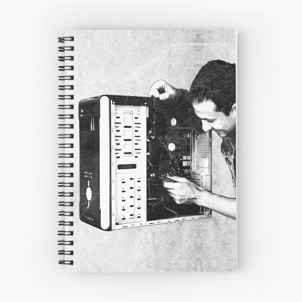 Item preview, Technician Repairing Open Desktop Computer designed and sold by Ghoul Enterprises.