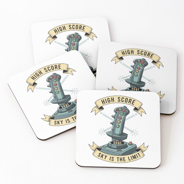 Item preview, High Score Sky Is The Limit Flight Simulator Joystick Tattoo designed and sold by Dzblack.