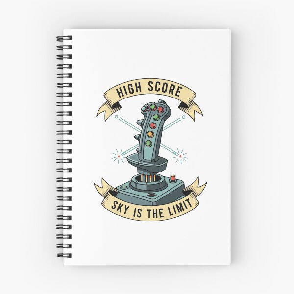 Item preview, High Score Sky Is The Limit Flight Simulator Joystick Tattoo designed and sold by Dzblack.