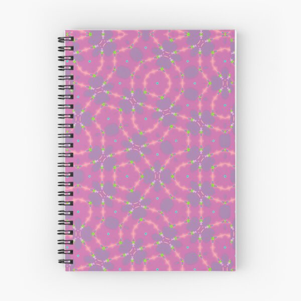 Item preview, SPARK! MANDALA NEO DAISY CHAIN Surfer GIrl Plum Pink Lime Dusty Rose Psychedelic Groovy Party SACRED GEOMETRY MATH Fun Doodles College Dorm Decor designed and sold by Spinning Plates 360.