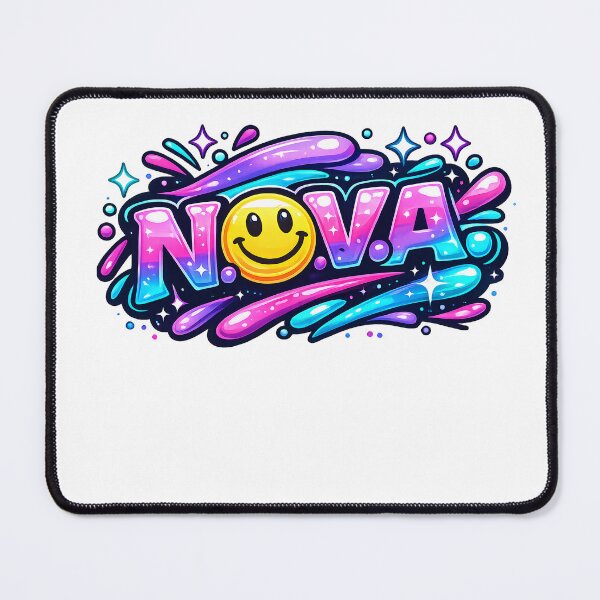 Item preview, Colorful Nova Smiley Graffiti designed and sold by SurrealSproutz.