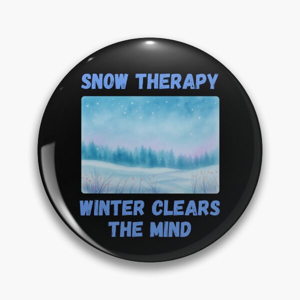 Item preview, Snow Therapy - Winter Clears The Mind designed and sold by WildArtStudioPL.