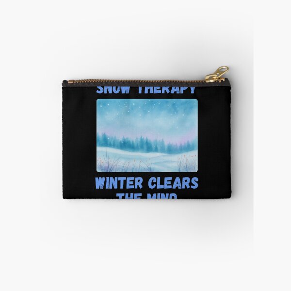 Item preview, Snow Therapy - Winter Clears The Mind designed and sold by WildArtStudioPL.
