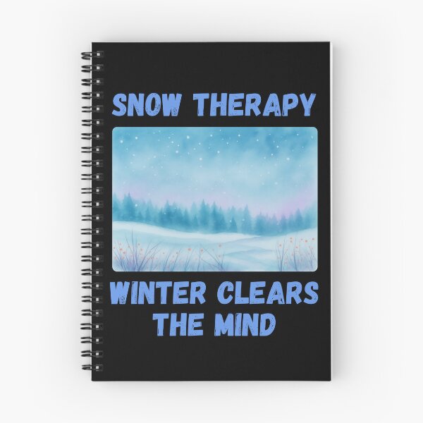 Item preview, Snow Therapy - Winter Clears The Mind designed and sold by WildArtStudioPL.
