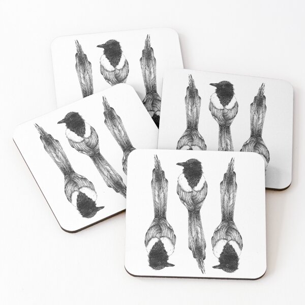 Item preview, Three Magpies Illustration designed and sold by Magpie Prints.