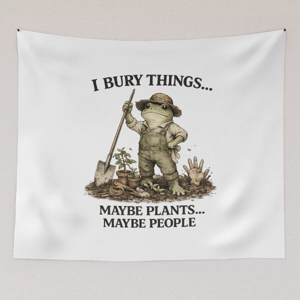 Item preview, Retro Sarcastic Gardening Shirt, Frog Graphic Funny Tshirt For Plant Lover, Humorous Plant Woman Sweatshirt, Gardening Hobby Top designed and sold by greatmar1.