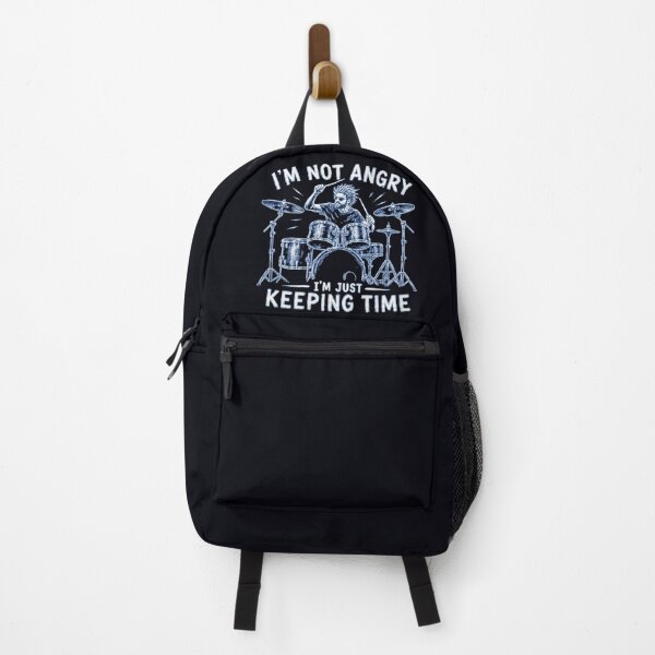 Item preview, I'm Not Angry I'm Just Keeping Time Funny Drummer Retro Art designed and sold by Evelashop.