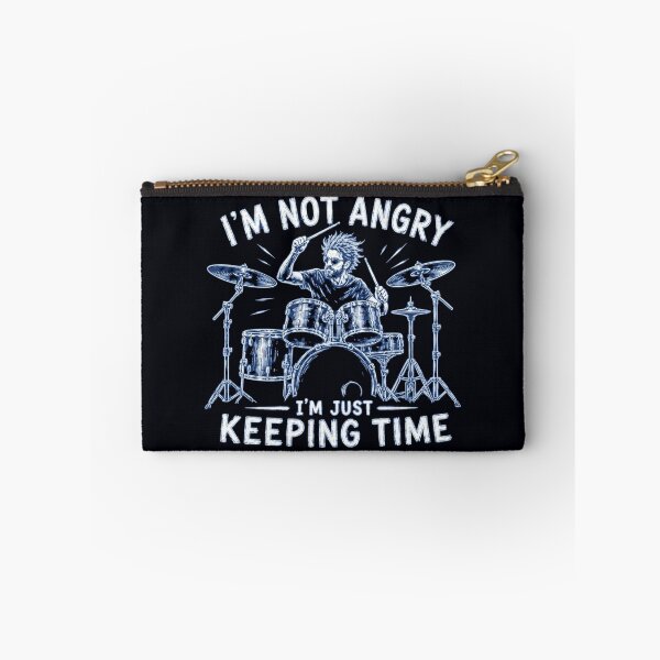 Item preview, I'm Not Angry I'm Just Keeping Time Funny Drummer Retro Art designed and sold by Evelashop.
