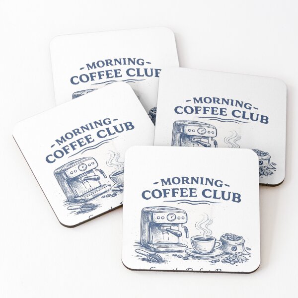 Item preview, Morning Coffee Club – Vintage Coffee Sketch | Minimalist Café Design designed and sold by oatsupspace.