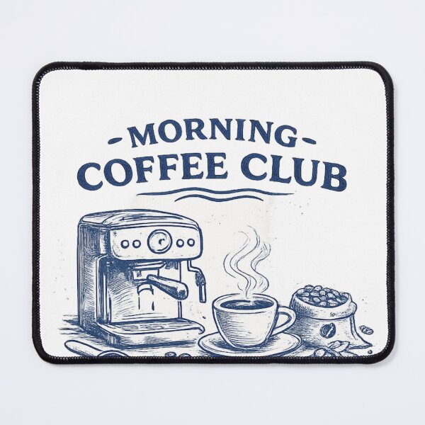 Item preview, Morning Coffee Club – Vintage Coffee Sketch | Minimalist Café Design designed and sold by oatsupspace.