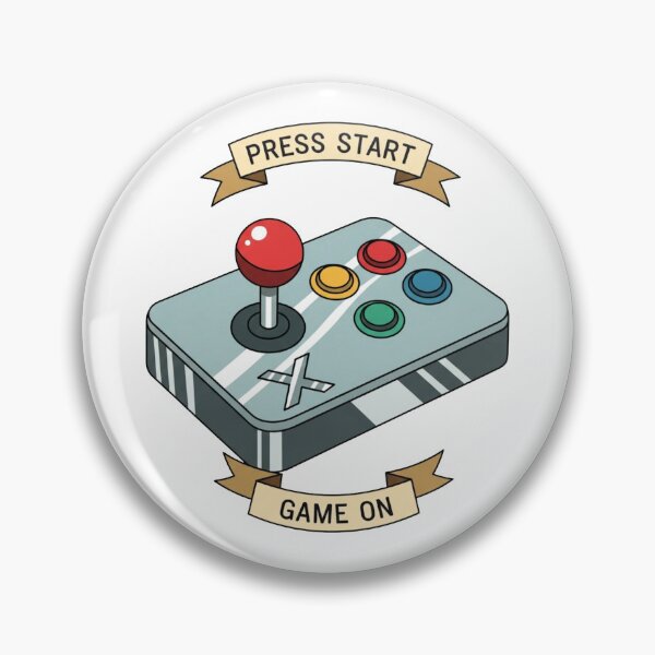 Item preview, Retro Arcade Controller Press Start Game On Tattoo designed and sold by Dzblack.