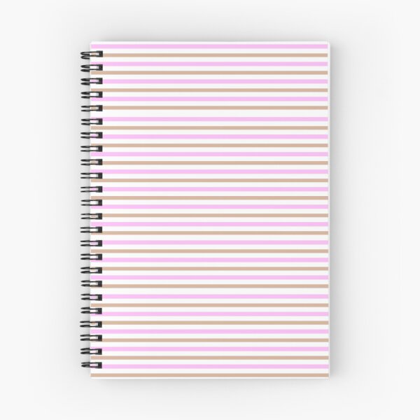 Item preview, Light Pink and Brown Neapolitan Stripes Pattern designed and sold by CaribbeanClown.