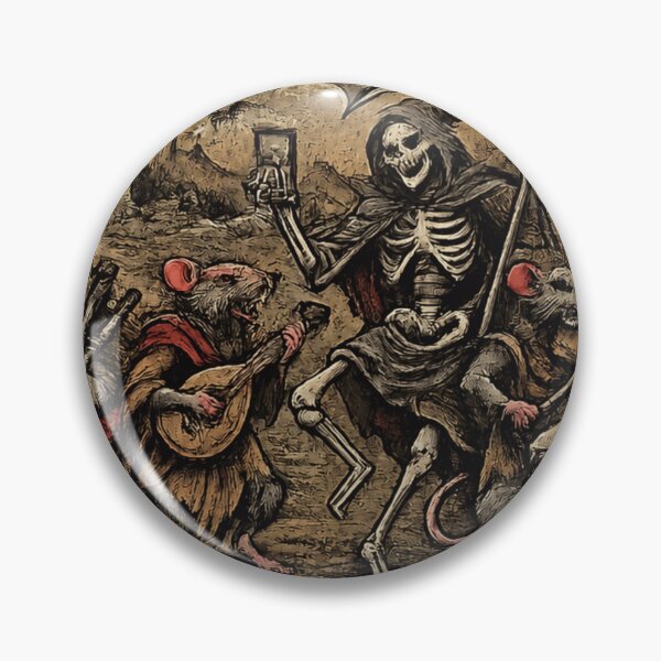 Item preview, Black Death European Tour Medieval Skeleton Graphic designed and sold by ZENVIRART.