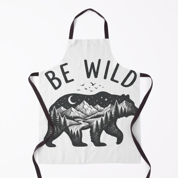 Item preview, Be Wild Mountain Bear Nature Outdoors Graphic designed and sold by ZENVIRART.