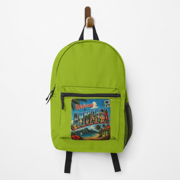 Item preview, Welcome to Jamaica Vintage Travel Poster, Retro Caribbean Beach Paradise designed and sold by Right-UR.
