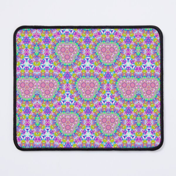 Item preview, LYCHEE BERRY PURPLE! MANDALA NEO DAISY CHAIN Plum Purple Orchid Psychedelic Groovy Party SACRED GEOMETRY MATH Fun Doodles College Dorm Decor designed and sold by Spinning Plates 360.
