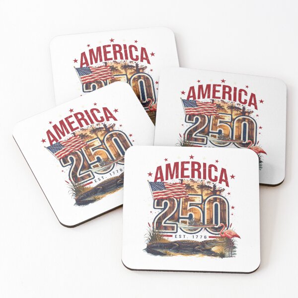 Item preview, America 250 Everglades Florida T-Shirt | Alligator Airboat Patriotic 1776-2026 Tee v4 designed and sold by DarylWelsh2024.