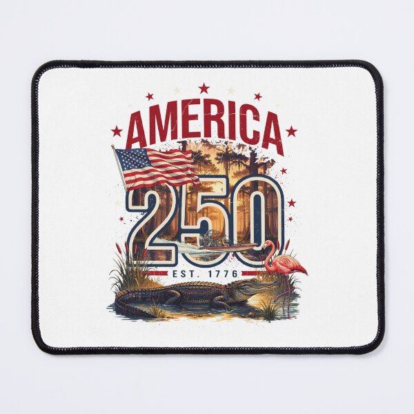 Item preview, America 250 Everglades Florida T-Shirt | Alligator Airboat Patriotic 1776-2026 Tee v4 designed and sold by DarylWelsh2024.