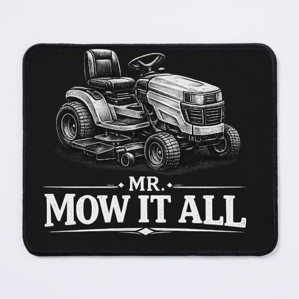 Item preview, Mr Mow It All Shirt, Funny Lawn Mower Tee, Landscaper Gardener Dad Gift, Yard Work Humor for Men designed and sold by greatmar1.