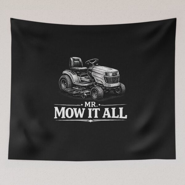 Item preview, Mr Mow It All Shirt, Funny Lawn Mower Tee, Landscaper Gardener Dad Gift, Yard Work Humor for Men designed and sold by greatmar1.