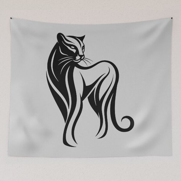 Item preview, Elegant Tribal Cougar Silhouette designed and sold by ClubVacay.