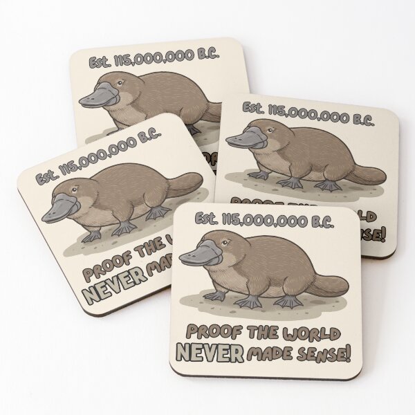 Item preview, Sarcastic Platypus - Proof the World Never Made Sense designed and sold by Marlette LLC.