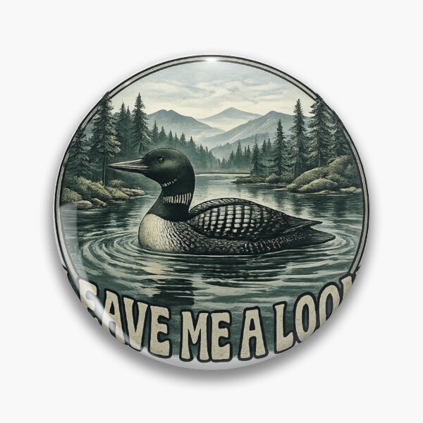 Item preview, Leave Me A Loon Funny Bird Quote designed and sold by ZENVIRART.