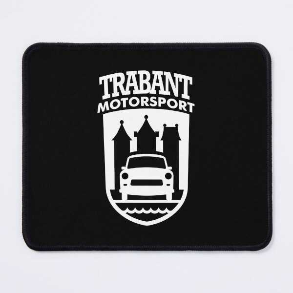 Item preview, Trabant Motorsport crest (white) designed and sold by VEB Ostladen.