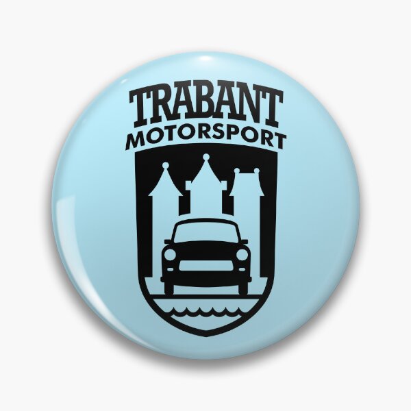 Item preview, Trabant Motorsport crest (black) designed and sold by VEB Ostladen.