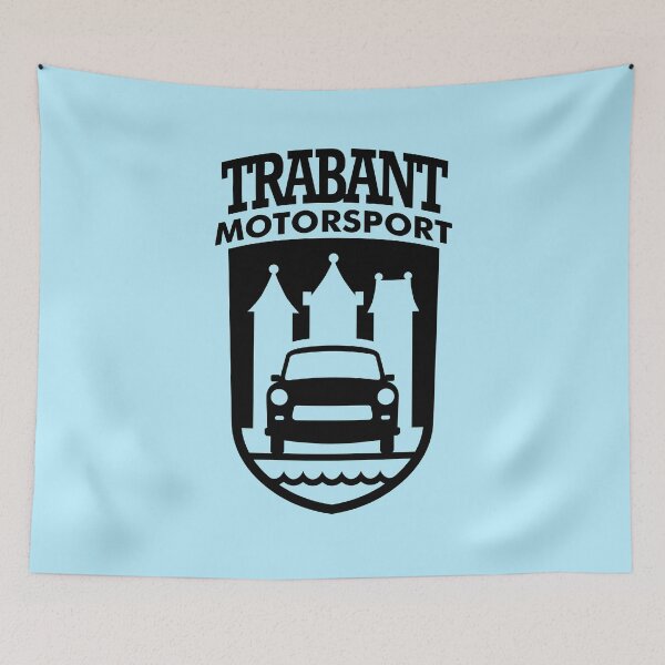 Item preview, Trabant Motorsport crest (black) designed and sold by VEB Ostladen.