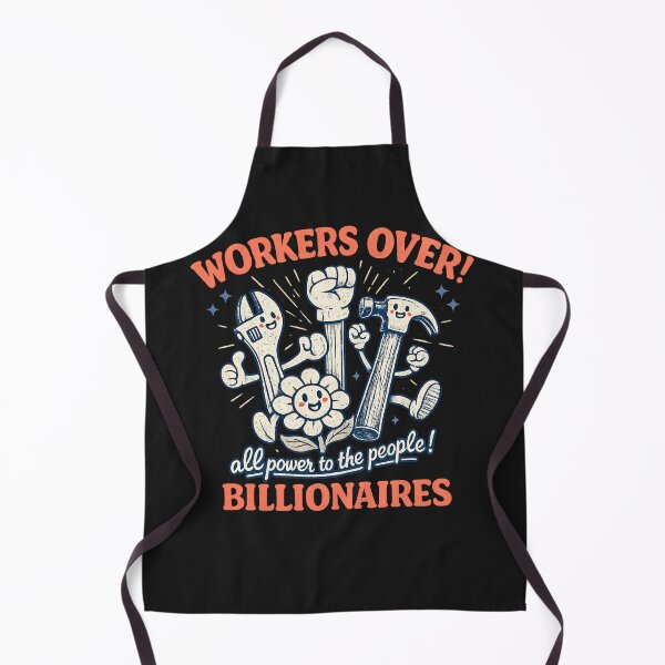 Item preview, Workers Over Billionaires' Shirt : Bold Retro Doodles 'All Power To The People' Tee designed and sold by greatmar1.