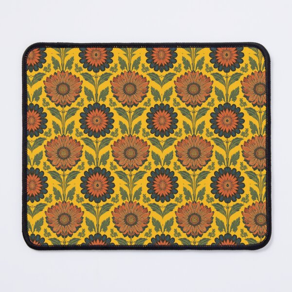 Item preview, Bold Sunflower Damask – Vintage Botanical Pattern designed and sold by poppet103.
