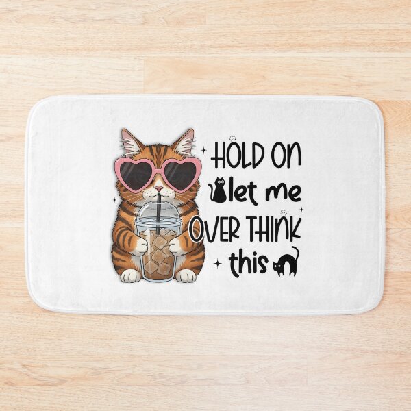 Item preview, Wait. Overthinking kitty here.  designed and sold by TimesTwoAngela.