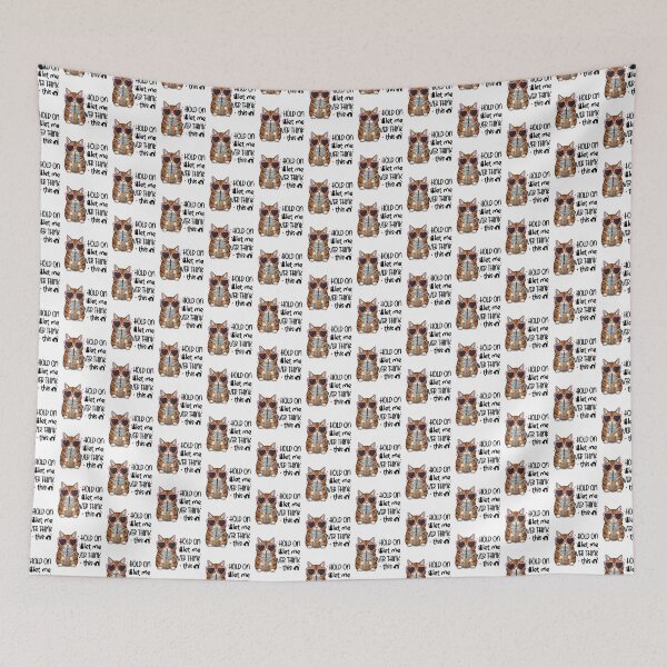 Item preview, Wait. Overthinking kitty here.  designed and sold by TimesTwoAngela.