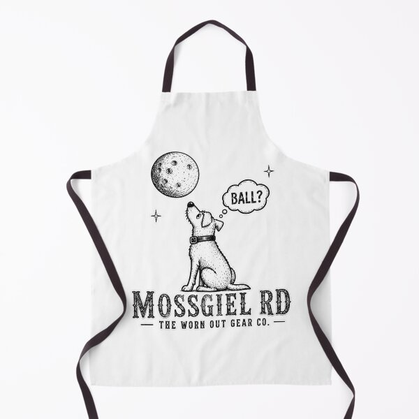 Item preview, Australian Outback Dog Chasing the Moon designed and sold by Mossgiel Rd.