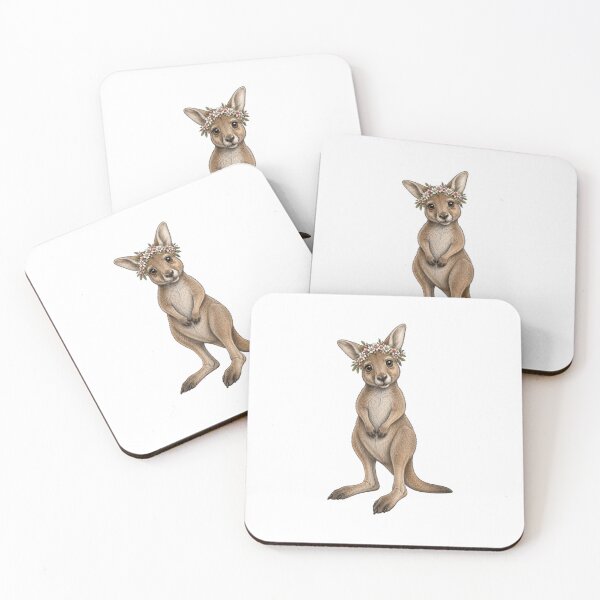 Item preview, Little Fluffball Kangaroo designed and sold by BRETT'S ART STUDIO.