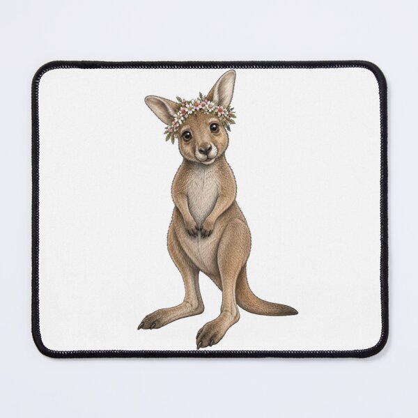 Item preview, Little Fluffball Kangaroo designed and sold by BRETT'S ART STUDIO.