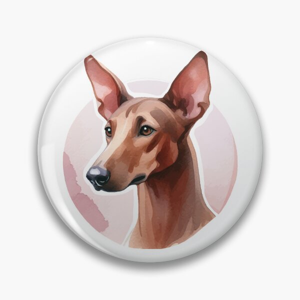 Item preview, Podenco Spanish Dog Watercolor Portrait designed and sold by pixiedustpaint.