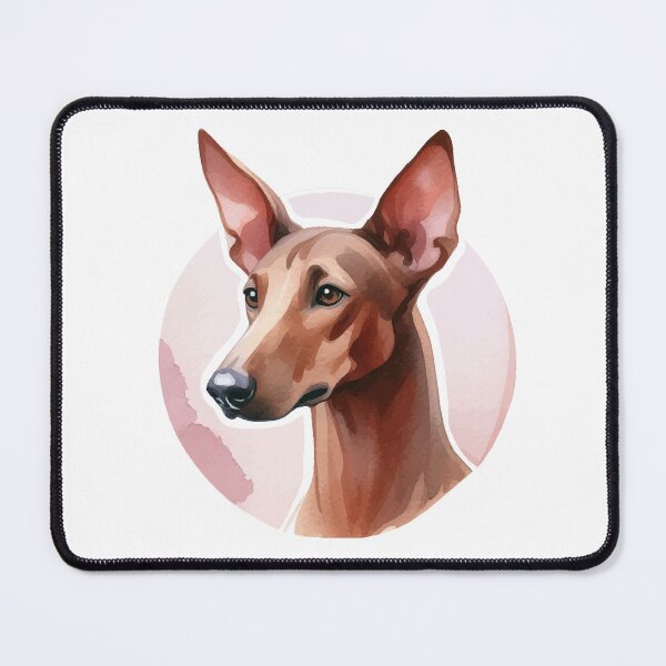 Item preview, Podenco Spanish Dog Watercolor Portrait designed and sold by pixiedustpaint.