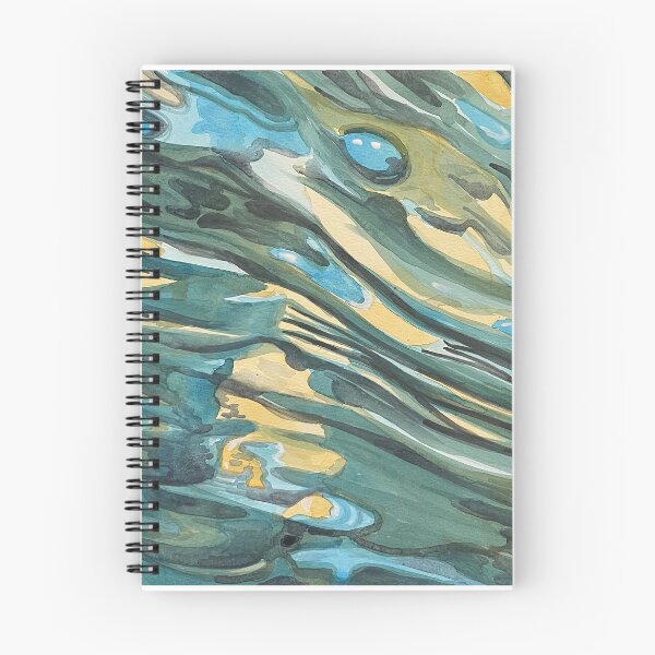 Item preview, Watercolor or River Waves designed and sold by WyoClements.