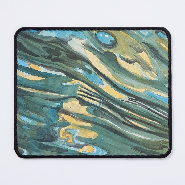 Item preview, Watercolor or River Waves designed and sold by WyoClements.