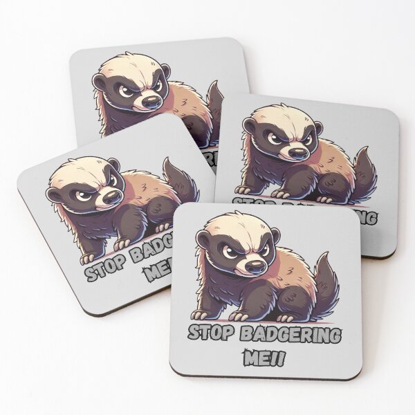 Item preview, Angry Badger - Stop Badgering Me designed and sold by Marlette LLC.